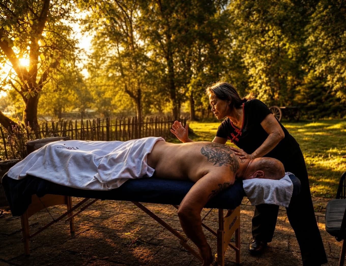Massage aan huis tijdens een verblijf bij Bijzonder Buitenaf